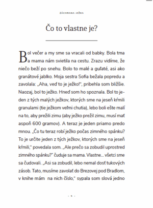 Kniha: Záchrana ježka