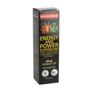 Extrakt pre energiu a silu –⁠⁠⁠⁠⁠⁠ cordyceps a zelený čaj 60 ml