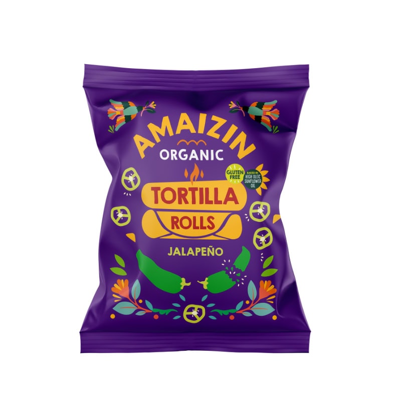 BIO kukuričné rolky – jalapeno 100 g