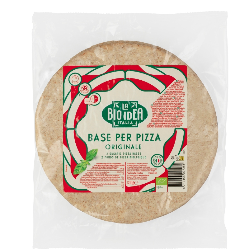 BIO pizza základ LBI – klasický 2 ks