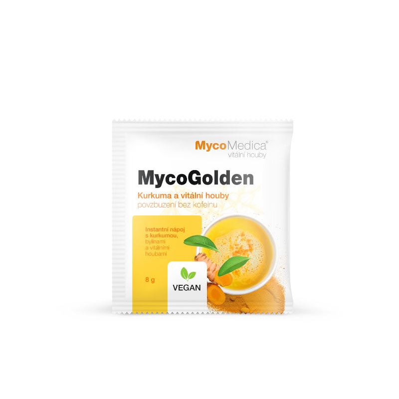 MycoGolden – instantný nápoj s kurkumou a reishi 160 g