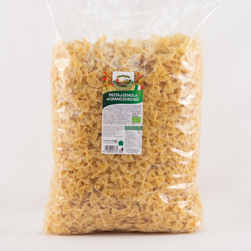 Farfalle z bielej tvrdej pšenice 5 kg