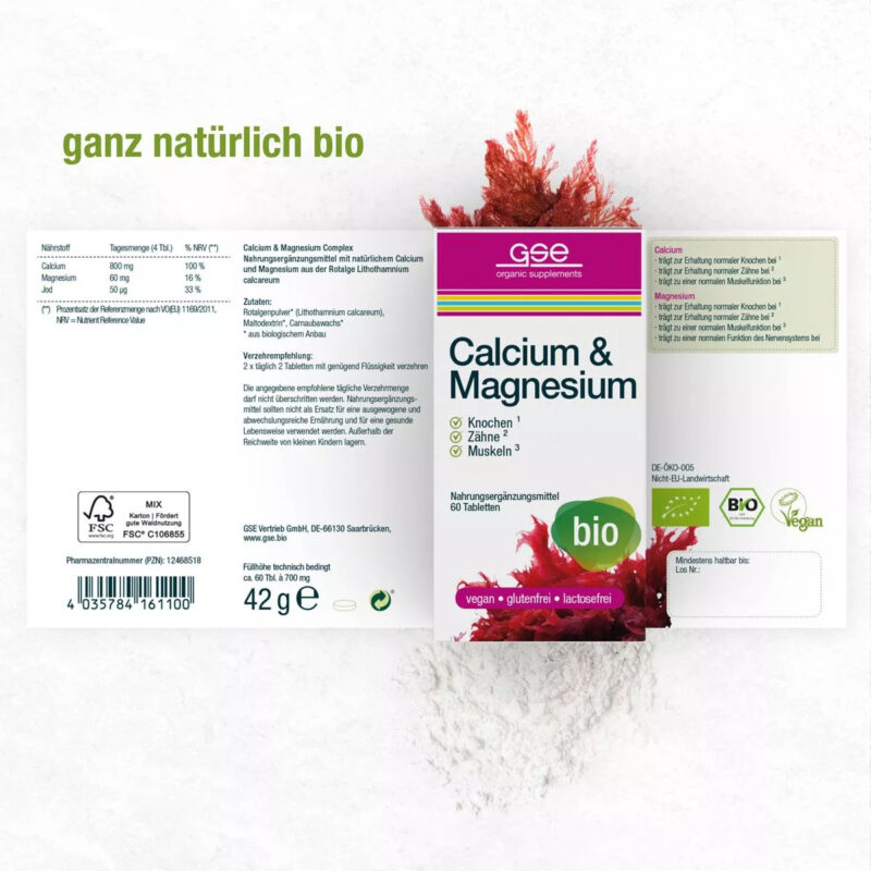 Vápnik a horčík komplex (Bio) - 60 tabliet - 2