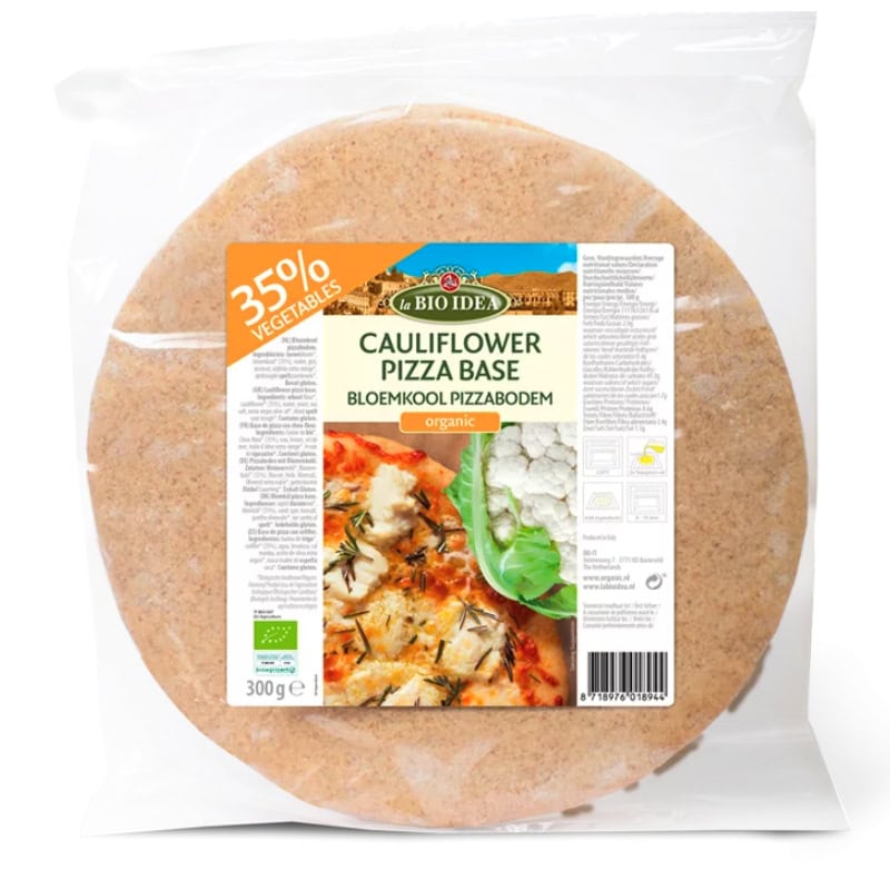 BIO pizza základ LBI – karfiolový 2 ks