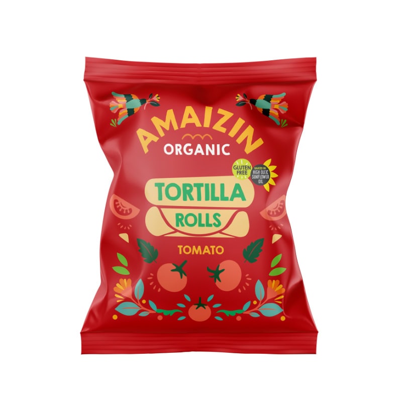 BIO kukuričné rolky – paradajka 100 g