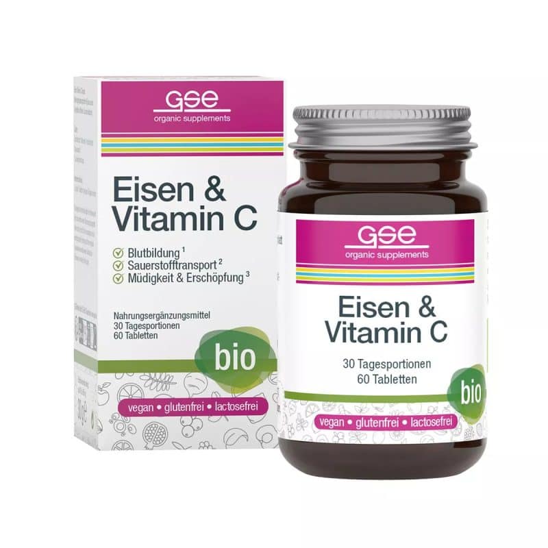 Železo & vitamín C komplex (Bio) - 60 tabliet