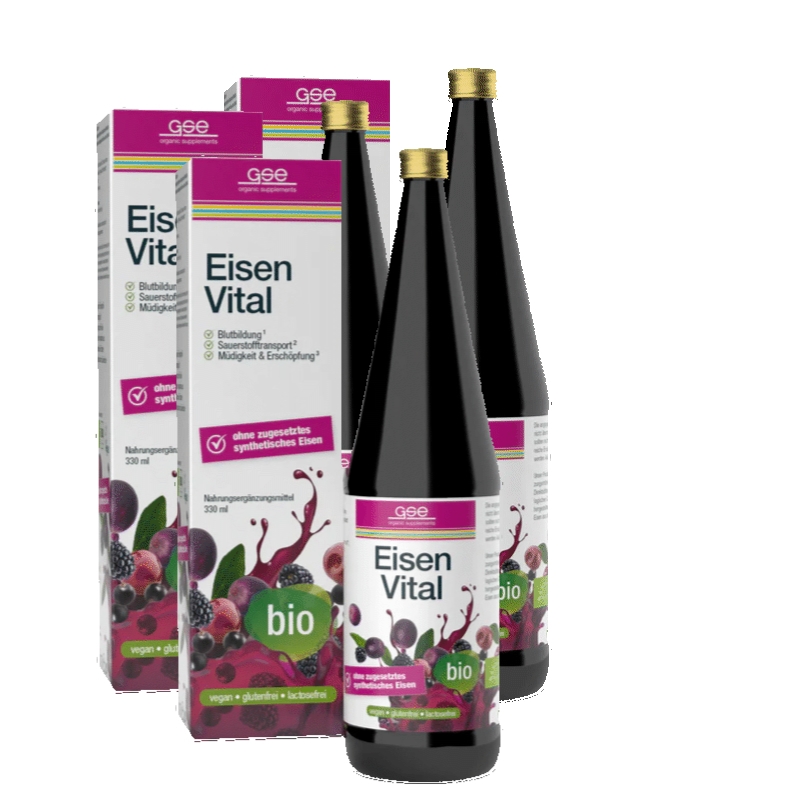 Železo – tekutý komplex (Bio) 3 x 330 ml