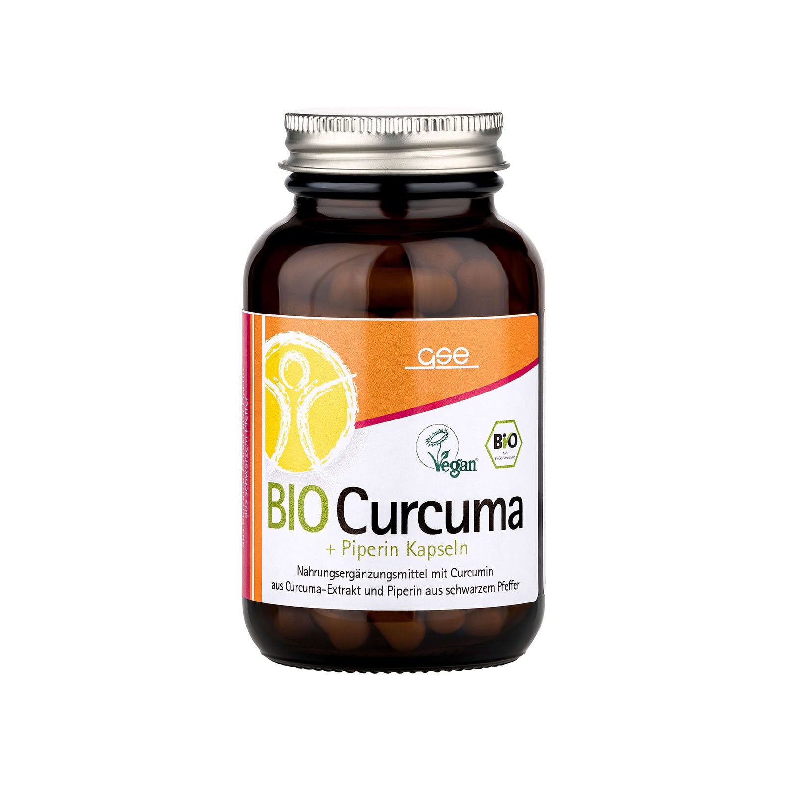 BIO Kurkuma + piperín, 90 kapsúl