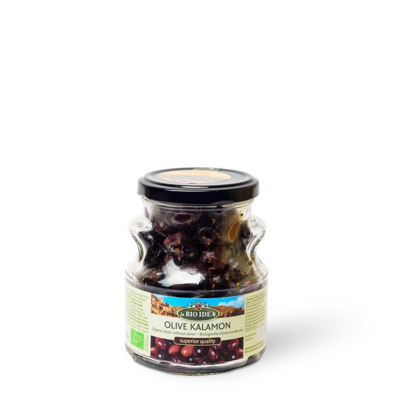 BIO olivy LBI – čierne bez kôstky 180 g