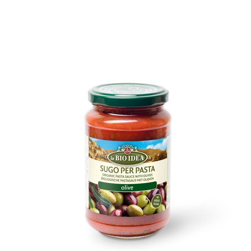 BIO omáčka na cestoviny LBI – Olivy 340 g