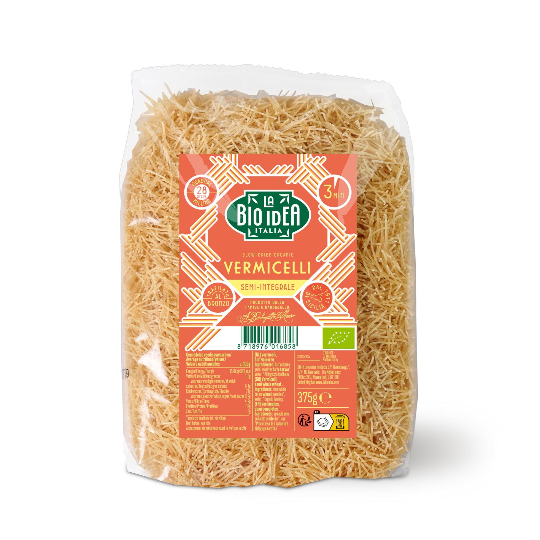 BIO vermicelli – polozrnné 375 g