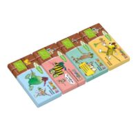 Bio mini mliečna čokoláda s lieskovoorieškovým krémom - 50 g