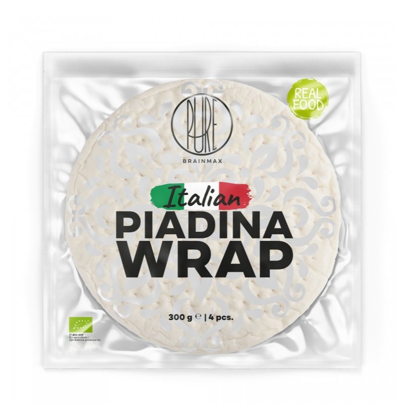 BIO placky Piadine – pšeničné 4 ks