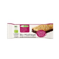 Bio cereálna tyčinka v horkej čokoláde - 40 g