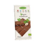 Bio vegánska lieskovooriešková čokoláda - 80 g