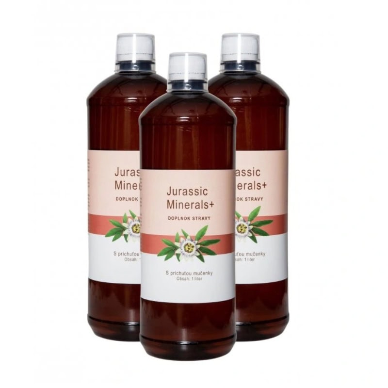 Koloidní minerály Jurassic Minerals+ – 3 × 1 l