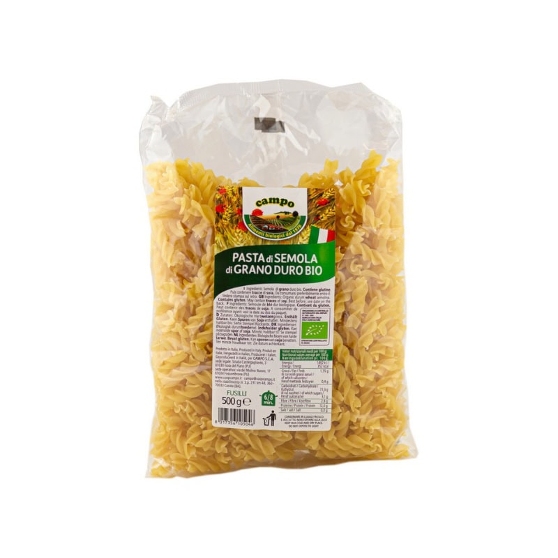 Fusilli z bielej tvrdej pšenice 500 g