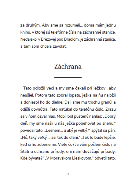 Kniha: Záchrana ježka